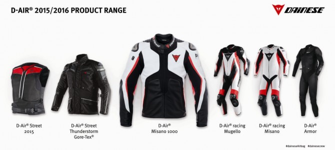 Dainese D-Air Misano 1000 – prima jacheta moto din piele având airbag cu soft integrat