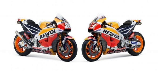 Marc Marquez și Dani Pedrosa au prezentat noua motocicletă RC213V 2017