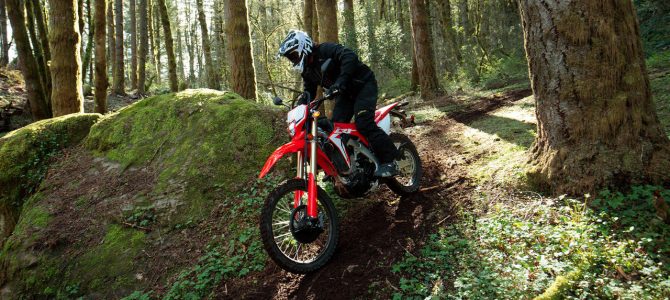 Honda a introdus modelul CRF450L înmatriculabil