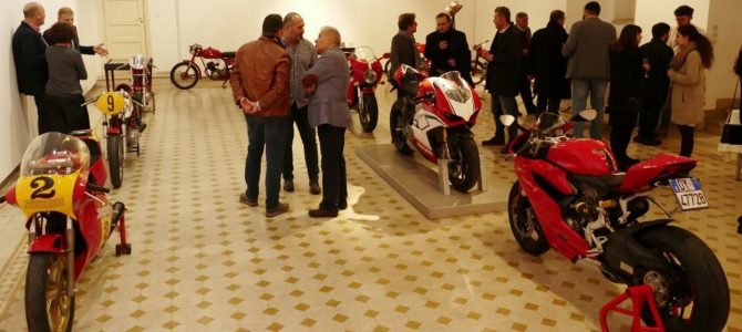 Colecția Ducati Bande Rosse în vizită la Academia Română din Roma