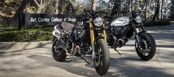 Ducati Scrambler 1100 PRO si Sport PRO studiate la ArtCenter College of Design din Pasadena