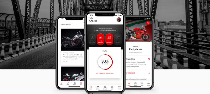 Ducati a lansat aplicația MyDucati pentru telefoanele inteligente