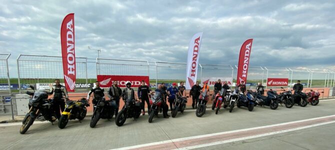 Importatorul Honda Romania a organizat un eveniment pe pista circuitului MotorPark