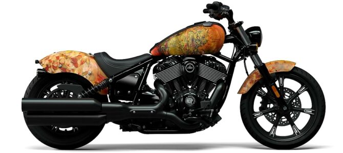 Ce a ieșit din colaborarea firmei Indian Motorcycle cu artistul Shige