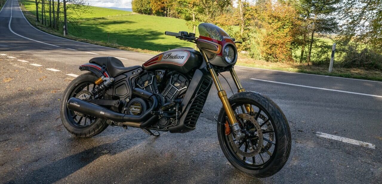 Indian Scout Rogue by Hardnine Choppers prezentat la EICMA 2022